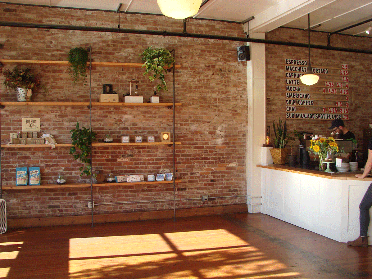 Interior of the Washburne Cafe, Springfield Oregon.